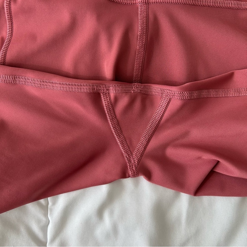 Lululemon Fast and Free Crop II *Non-Reflective Cool pink 4 - Picture 4 of 15